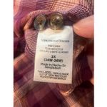 Terra & Sky  Womans Plaid Button zip blouse Sz 3X NWT Photo 3