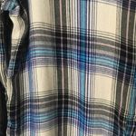 Mossimo Blue Plaid Button Down Shirt L Size L Photo 6