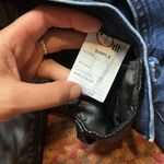 Levi's NEW  VEGAN LEATHER SPLIT DENIM JEANS TWO TONE ONE OF A KIND Photo 2