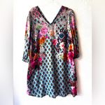 Tolani Multicolor Floral Long Sleeve Dress Sz S Photo 9