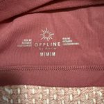 Aerie  Offline Longline Maroon Sports Bra in M Photo 2
