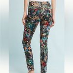 Anthropologie Mid Rise Skinny Jeans with floral print Photo 9