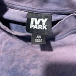 Ivy Park  Shirt Adult Size Medium Tie Dye Purple Tshirt Black Short Sleeve Top Photo 1