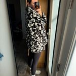 Disney Mickey Mouse Parks Faux Fur Black & White Jacket Photo 3