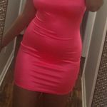 Pink One Shoulder Dress Size M Photo 0