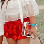 South Boutique White Ruffle Top Photo 0