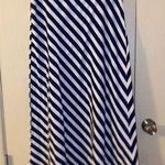 Lila Rose Lily Rose Navy & Grey Striped Maxi - size XL Photo 0
