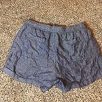 Old Navy  Linen‎ Blend Shorts Blue Casual Summer Drawstring Waist Large Photo 7