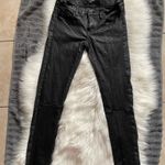 The Kooples  Leather Effect Short Fit Black Skinny Jeans  Photo 2