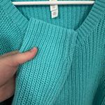 Aeropostale  Diamond Knit Pullover Sweater Women's Size XXL Blue 100% Acrylic Photo 1