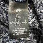 Nic Zoe Long Sleeve Cowl Neck Sweatshirt Size Small Blue Photo 7