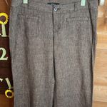 EXPRESS Vintage Y2K  Barrel Wide Leg Linen Cotton Pocket Low Rise Pant Trouser Photo 2