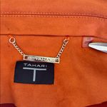 Tahari  Burnt Orange Trench Coat Photo 1