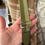 Michael Kors NWOT  Messenger Crossbody Handbag Monogram Canvas Green Leather Photo 6