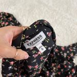 EXPRESS Womens Portofino Shirt Floral Dark Romantic Size M Business Career Work Photo 4