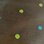 Jessica Howard Polka Dot Criss-Cross Taffeta Top Black Large  Cocktail Formal Photo 4