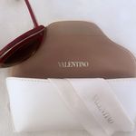 Red Valentino Authentic Valentino V689S Red/Gold “Lips” Sunglasses Photo 3