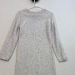 Loft Heather Gray Long Sleeve Dress with Button Details Photo 8