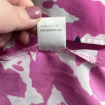 Yumi Kim Isi Fuschia Petal Smocked Button Front Printed Blouse Print Size US XS Photo 11