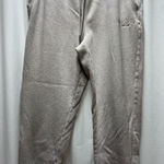 Kith DKNY logo sweatpants women’s size L light grey/cream Photo 0