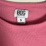 BDG Women’s Pink Side Tie Cropped Tank Size Small Photo 3