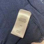 Lucky Brand  Women’s Paisley Print Top Navy Blue Split Back Print Shirt Photo 8