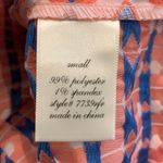 Blue Rain  Pink, Coral & Blue Printed Skirt Small Photo 3