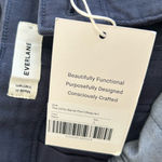 Everlane NWT  Navy Blue Utility Barrel Pant Organic Cotton Size 0 Photo 5