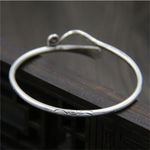 Boutique NEW Women's Feather 925 Sterling Silver Bracelet, Adjustable Cuff‎ Photo 8