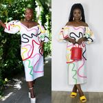 Mara Hoffman  Cadiz Namari Embroidered Linen Midi Dress Size 4 Photo 7