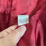 Studio Works Women’s Faux Suede Full Zip Jacket Size 22 W Burgundy Red Photo 2