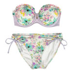 Victoria's Secret Victoria’s Secret Swim White Pastel Bikini 32D Top/M Bottom Photo 0