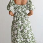 Floral Puff Sleeve Maxi Dress Multi Size XL Photo 1