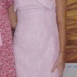 Boohoo  pink bow knit mini dress Photo 0