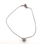 Fossil 💝 Necklace with Crystal Pendant Photo 1