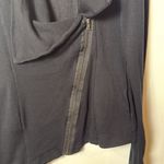 H by Bordeaux HEATHER by bordeaux Black Asymmetrical Zip Up Jacket Women's Size S Photo 2
