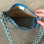 Vera Bradley  Riviera Blue Adjustable Strap On The Go Crossbody Purse Bag Photo 6
