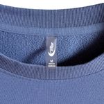 MTA Sport Legging Friendly Fleece Crewneck Sweatshirt Thumbholes Periwinkle Blue Medium Photo 2
