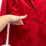 J. McLaughlin  Womens Aubrey Jacket XS NWT $348‎ Red Blazer Holiday Velour Button Photo 1