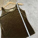 Double D Ranch Green Velvet Velour Sleeveless Tank Top Scoop Neck Western Size M Size M Photo 8