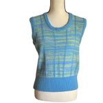 Vintage Puccini 2 piece Belted sweater set. Size 16. Blue Photo 5