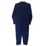 NWT Outerknown S.E.A. Long Sleeve Blue Linen Cotton Blend Utility Jumpsuit Sz S Photo 2