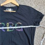 Fruit of the Loom 🦋  Blue Graphic Tee RBG Ruth Bader Ginsburg Feminist Girl Power Photo 4