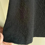 Blu Pepper Black Floral Textured Tank Dress, Swing Dress, Size Medium Photo 6