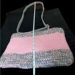 Adorable Crochet Pink & Gray Purse.
Shoulder bag with Adjustable shoulder straps Photo 7
