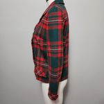 Vintage Vogue Couturier Design 60s red green plaid wool blazer size 8 Photo 3
