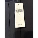 Banana Republic  Black Pleated Tank Top Sleeveless Keyhole Back Women XS NWT‎ Photo 2