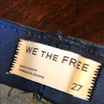 Free People Women's Blue Flared Jeans Photo 8