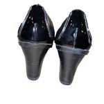 Liz Claiborne  flex black leather square toe Keegan pumps size 8.5 Photo 5