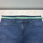 Chico's  So Slimming Girlfriend Jean Shorts Size 14 Dark Wash Photo 6